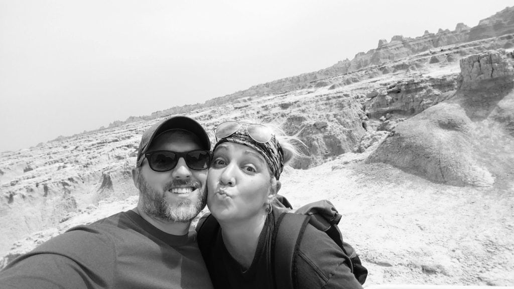 robb-laurie-badlands Badlands - South Dakota - Robb and Laurie