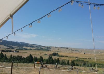 Another Butte view of Butte, MT from our tent deck